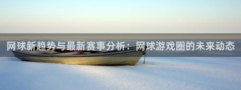 鼎点娱乐4招商：网球新趋势与最新赛事分析：网球游戏圈的未来动